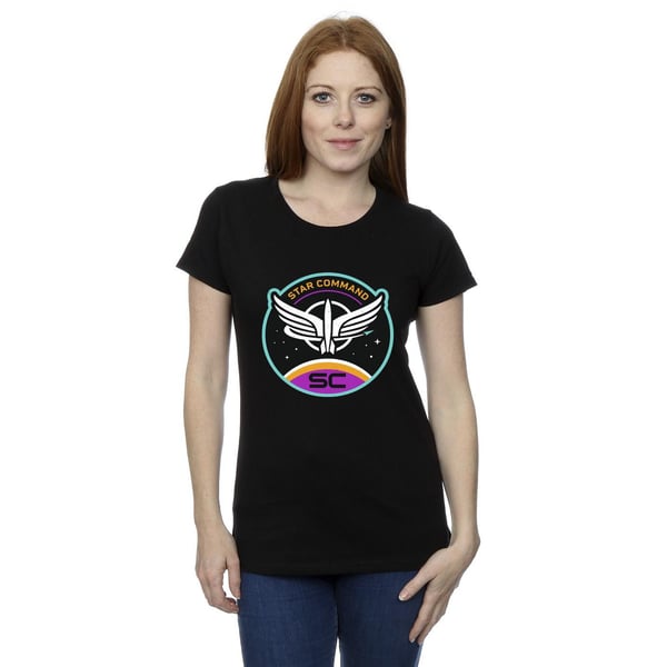 Disney Womens/Ladies Lightyear Star Command Circle Cotton T-Shirt