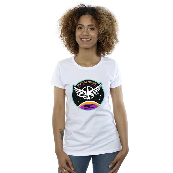 Disney Womens/Ladies Lightyear Star Command Circle Cotton T-Shirt