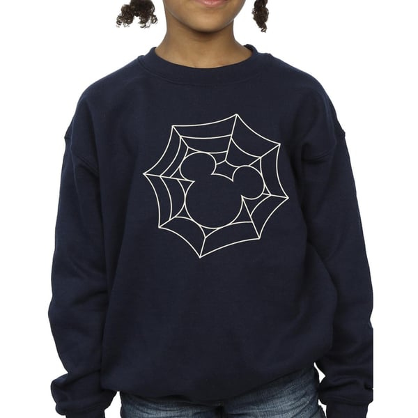 Disney Girls Mickey Mouse Spider Web Sweatshirt