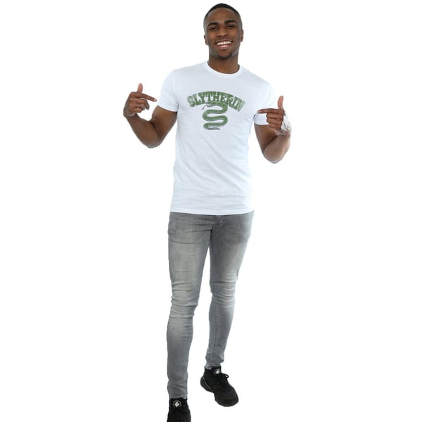 Harry Potter Mens Slytherin Sport Emblem T-Shirt