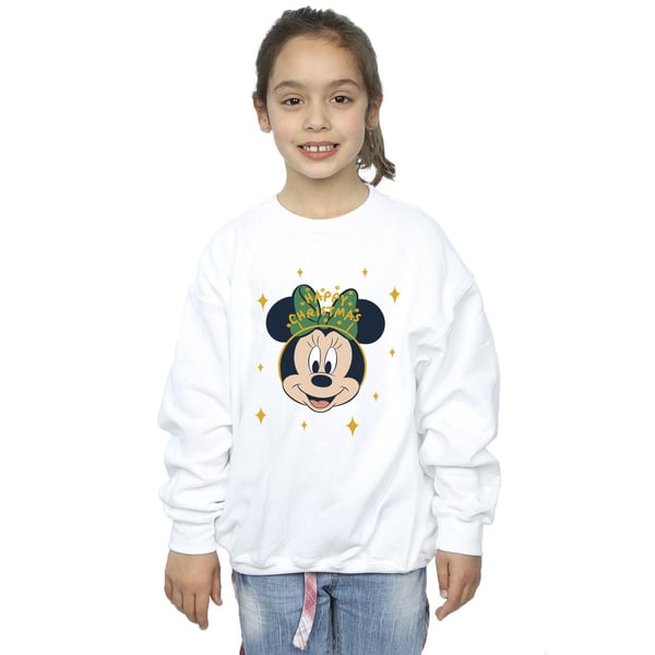 Disney Girls Minnie Mouse Happy Christmas Sweatshirt