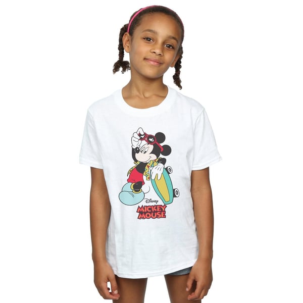 Disney Girls Mickey Mouse Skate Dude Cotton T-Shirt