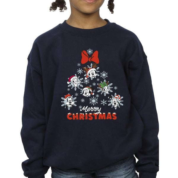 Disney Girls Mickey Mouse And Friends Christmas Tree Sweatshirt