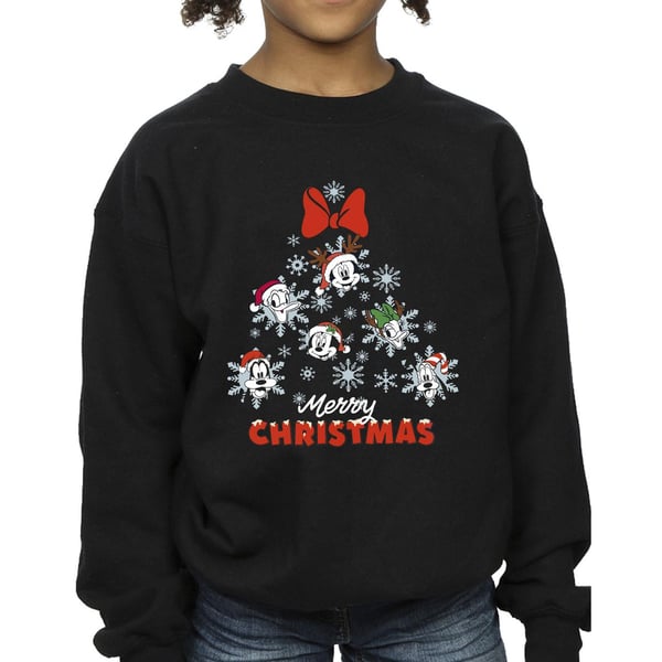 Disney Girls Mickey Mouse And Friends Christmas Tree Sweatshirt