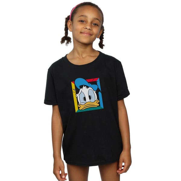 Disney Girls Donald Duck Panicked Cotton T-Shirt