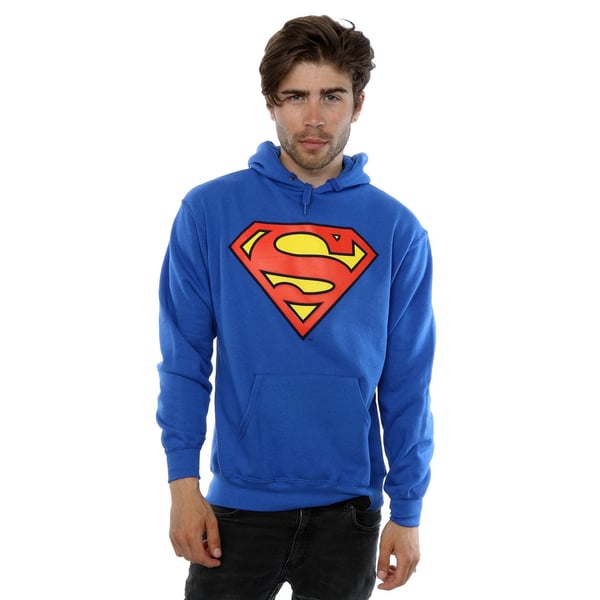 DC Comics Mens Superman Logo Hoodie
