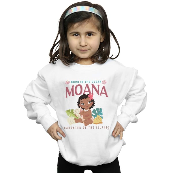 Disney Girls Moana Born In The Ocean Sweatshirt