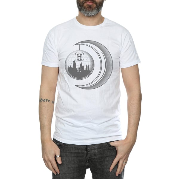 Harry Potter Mens Hogwarts Moon T-Shirt