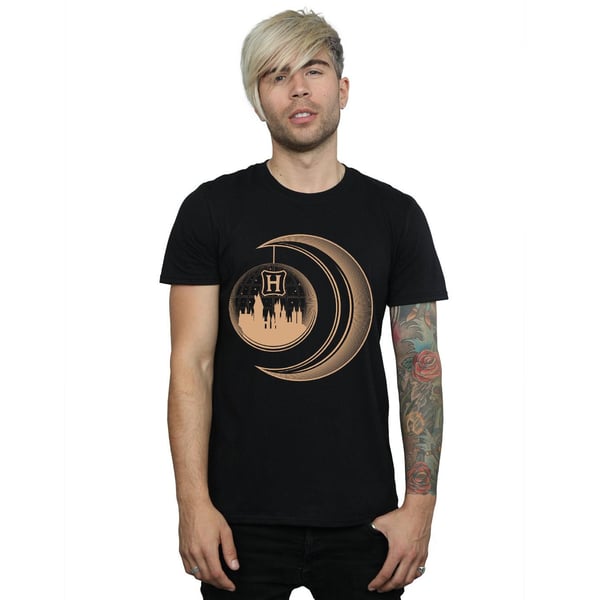Harry Potter Mens Hogwarts Moon T-Shirt