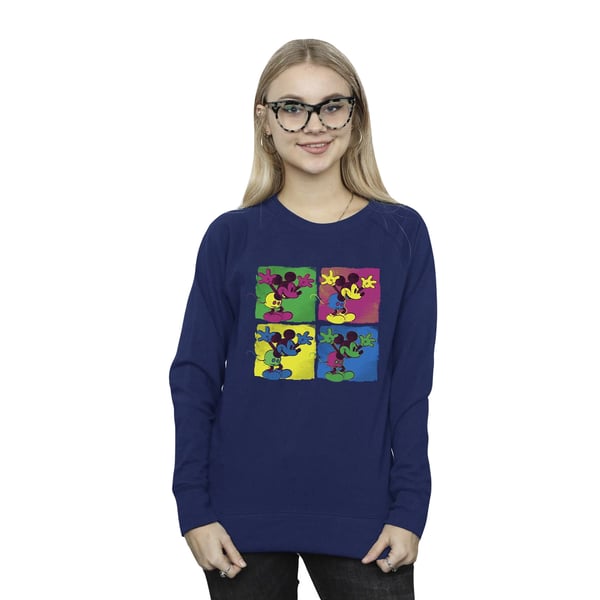 Disney Womens/Ladies Mickey Mouse Pop Art Sweatshirt