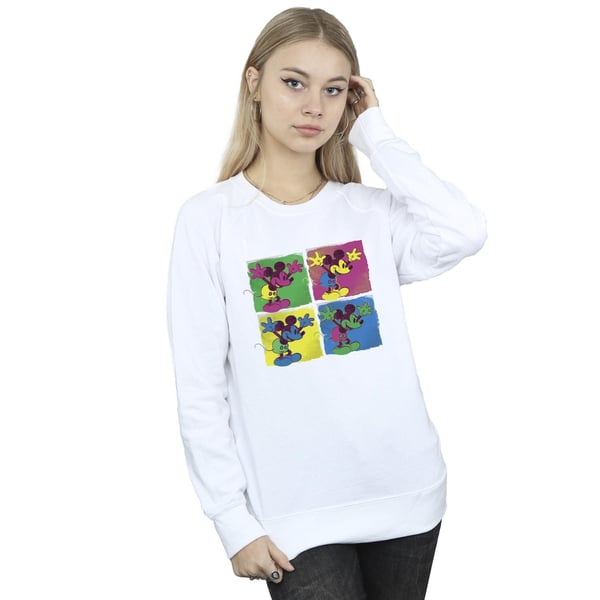 Disney Womens/Ladies Mickey Mouse Pop Art Sweatshirt