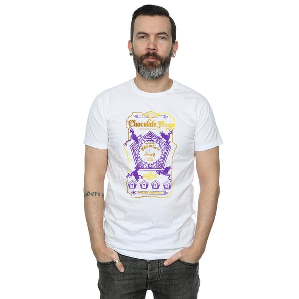 Harry Potter Mens Chocolate Frogs Coloured Label T-Shirt