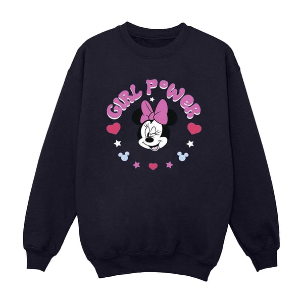 Disney Dam Minnie Mouse Girl Power Sweatshirt