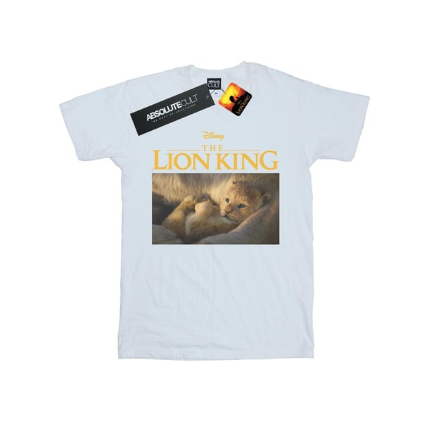 Disney Womens/Ladies The Lion King Movie Baby Simba Photo Cotton Boyfriend T-Shirt