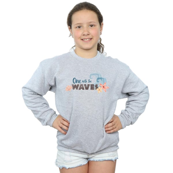 Disney Girls Moana One With The Waves Sweatshirt