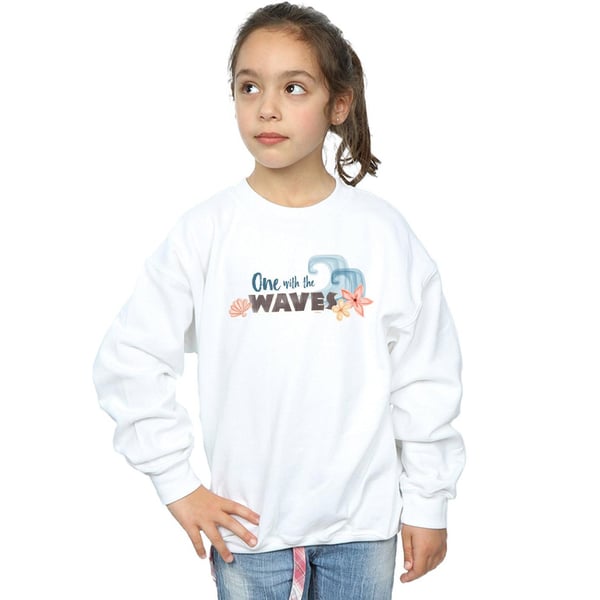 Disney Girls Moana One With The Waves Sweatshirt