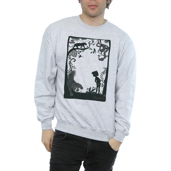 Disney Mens The Jungle Book Silhouette Poster Sweatshirt