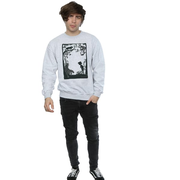 Disney Mens The Jungle Book Silhouette Poster Sweatshirt