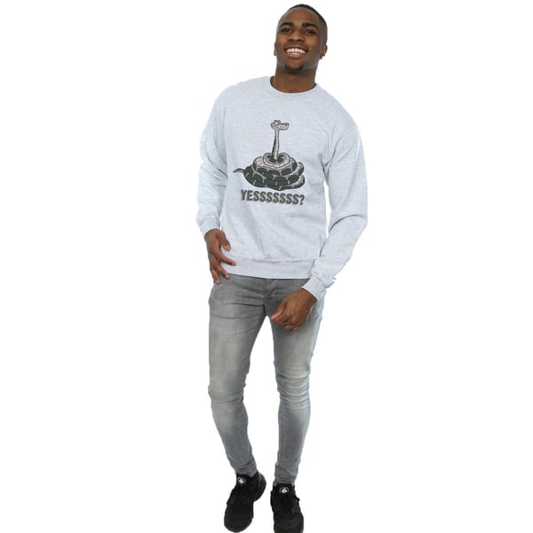 Disney Mens The Jungle Book Kaa Yesssss Sweatshirt
