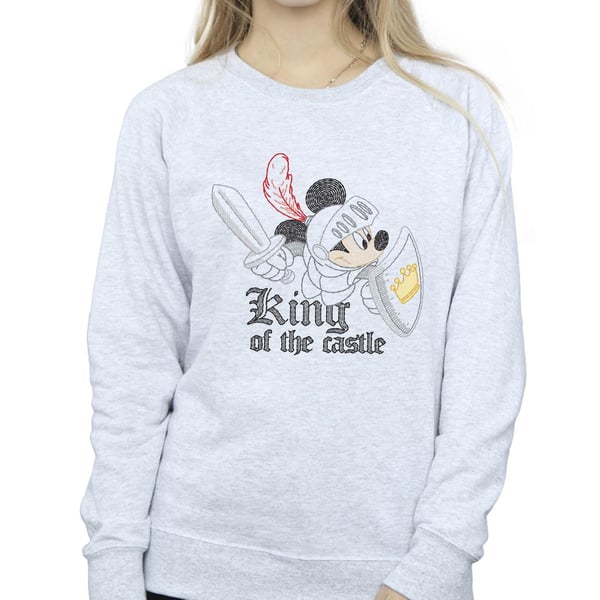 Disney Womens/Ladies Mickey Mouse King Of The Castle Sweatshirt