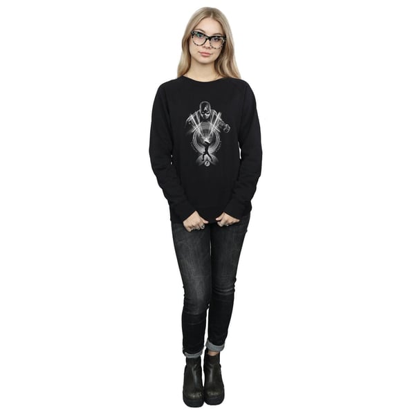 Marvel Womens/Ladies Captain America Circle Sweatshirt