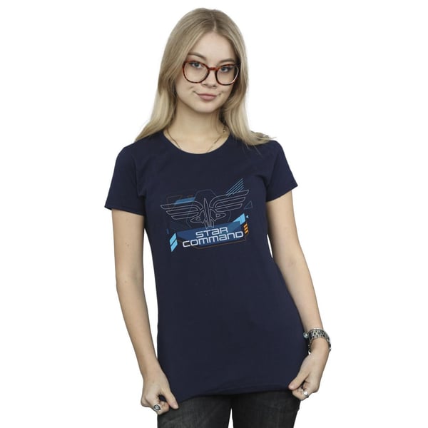 Disney Womens/Ladies Lightyear Star Command Icons Cotton T-Shirt