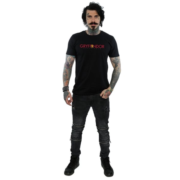 Harry Potter Mens Gryffindor Text T-Shirt