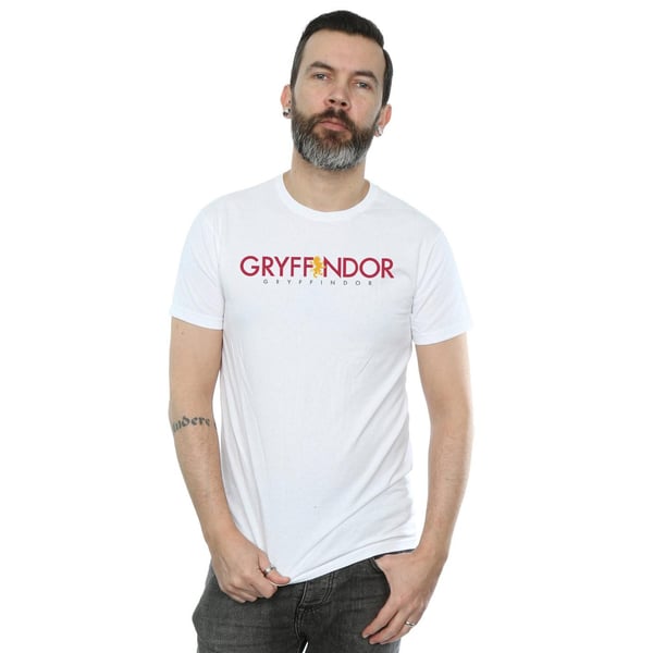 Harry Potter Mens Gryffindor Text T-Shirt
