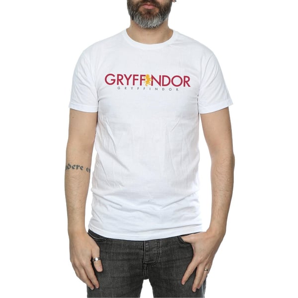 Harry Potter Mens Gryffindor Text T-Shirt