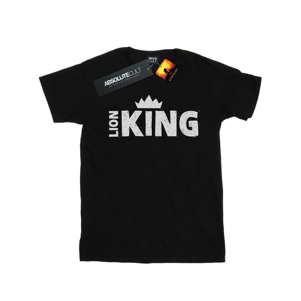 Disney Dam/Dam Lejonkungen Film Crown Bomull Boyfriend T-shirt