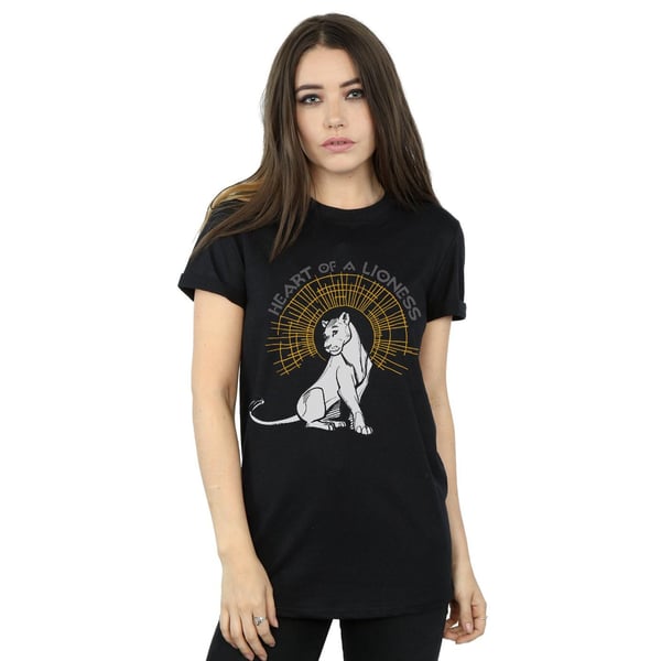 Disney Womens/Ladies The Lion King Movie Heart Of A Lioness Cotton Boyfriend T-Shirt