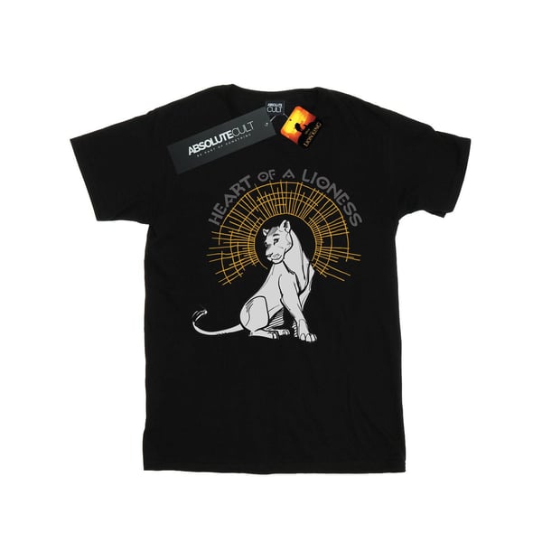Disney Dam/Dam Lejonkungen Film Heart Of A Lioness T-shirt i bomull med boyfriend-passform