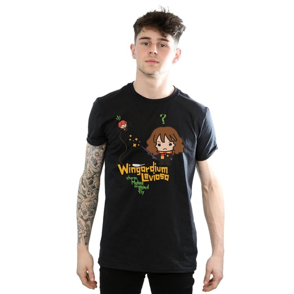 Harry Potter Mens Hermione Granger Wingardium Leviosa Junior T-Shirt