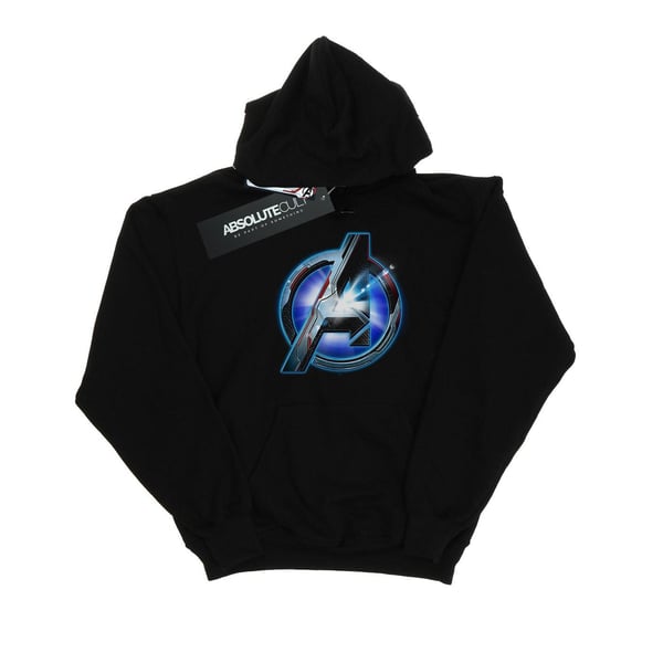 Marvel Mens Avengers Endgame Glowing Logo Hoodie