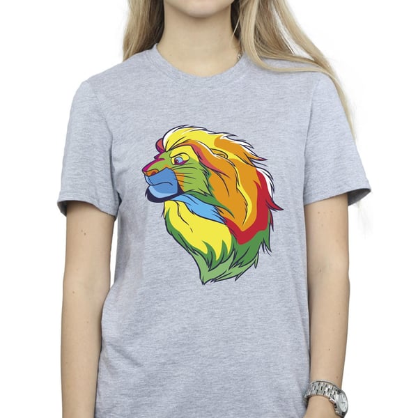 Disney Womens/Ladies The Lion King Colours Cotton Boyfriend T-Shirt