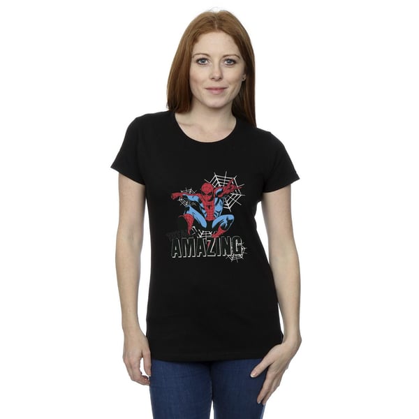 Marvel Womens/Ladies Spider-Man Amazing Cotton T-Shirt
