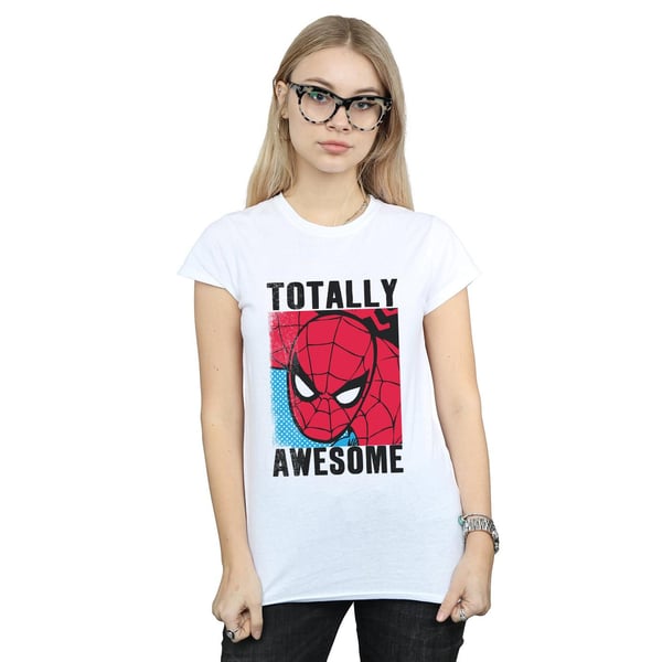 Marvel Womens/Ladies Spider-Man Totally Awesome Cotton T-Shirt