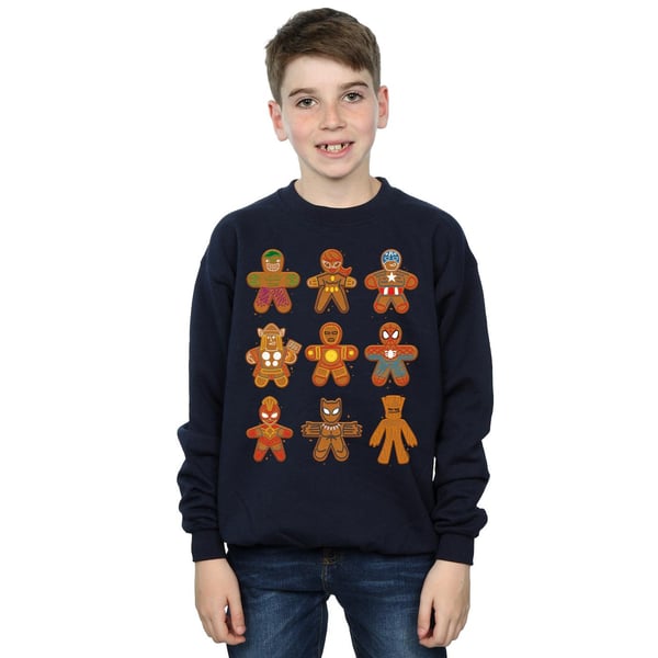 Marvel Boys Avengers Christmas Gingerbread Sweatshirt