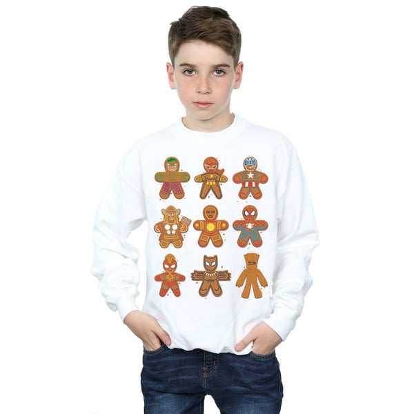 Marvel Boys Avengers Christmas Gingerbread Sweatshirt