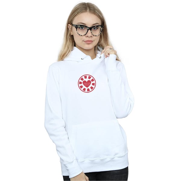 Marvel Womens/Ladies Avengers Endgame I Love You 3000 Tony Stark Heart Hoodie