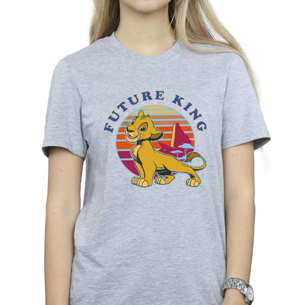 Disney Womens/Ladies The Lion King Future King Cotton Boyfriend T-Shirt