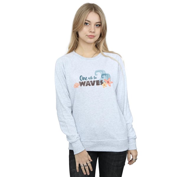 Disney Womens/Ladies Moana One With The Waves Sweatshirt