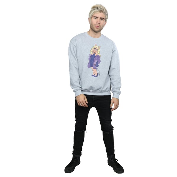 Disney Mens The Muppets Classic Miss Piggy Sweatshirt