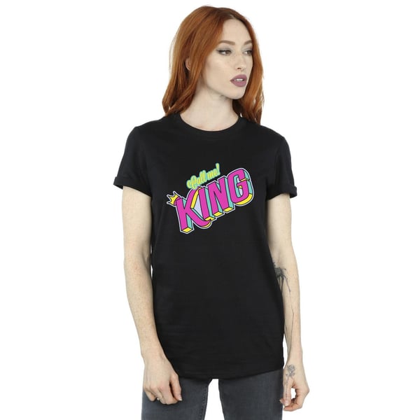 Disney Womens/Ladies The Lion King Classic King Cotton Boyfriend T-Shirt