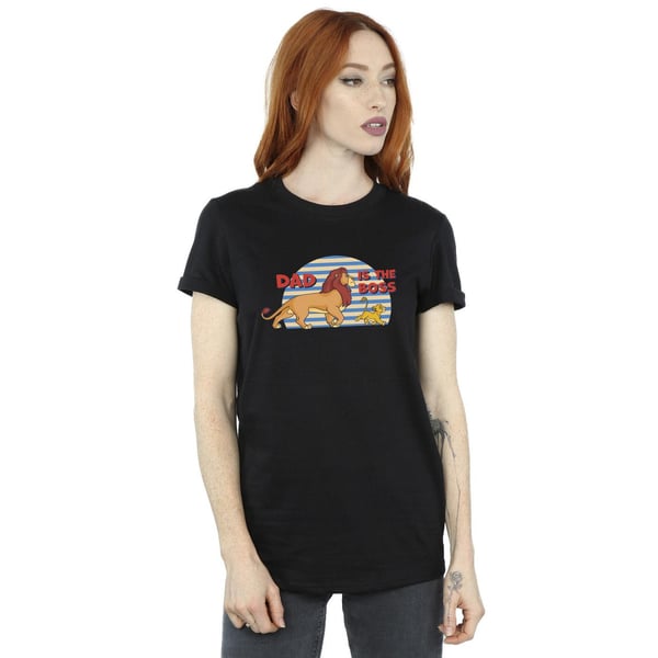 Disney Womens/Ladies The Lion King Dad Boss Cotton Boyfriend T-Shirt