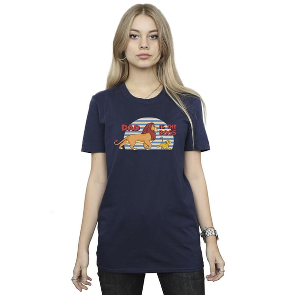 Disney Womens/Ladies The Lion King Dad Boss Cotton Boyfriend T-Shirt