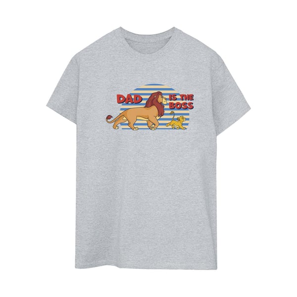 Disney Womens/Ladies The Lion King Dad Boss Cotton Boyfriend T-Shirt