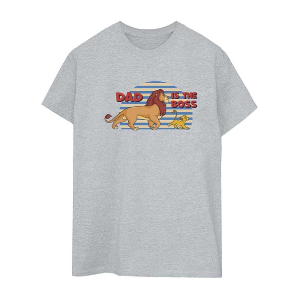 Disney Womens/Ladies The Lion King Dad Boss Cotton Boyfriend T-Shirt