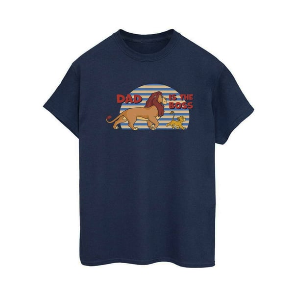 Disney Womens/Ladies The Lion King Dad Boss Cotton Boyfriend T-Shirt