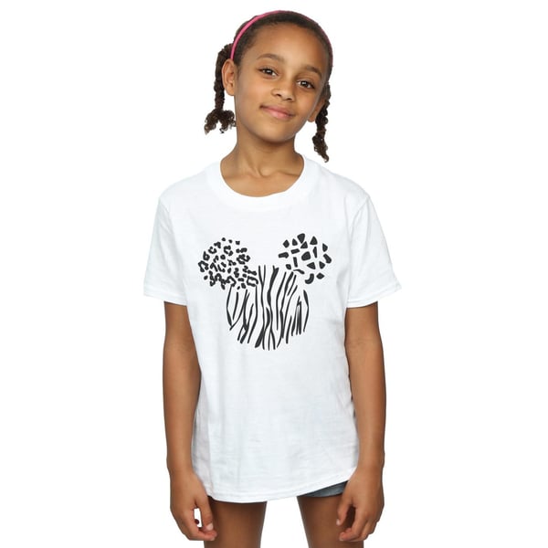 Disney Girls Mickey Mouse Animal Cotton T-Shirt